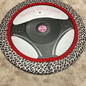 Simply Southern Leopard Steering Wheel Cover